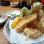 季節料理 藤原 - たけのこ天ぷら