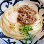 讃岐うどん みやの家 - 肉玉ぶっかけそのまま１.５盛