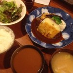 山本のハンバーグ - チーズハンバーグセット＋カレー