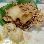 和匠よし乃 - 玉ねぎ衣の鱧の天婦羅(^^)