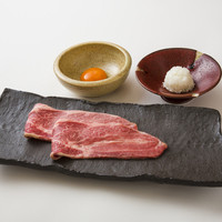クラシタのすき焼き（濃厚卵・一口ライス付き）1人前