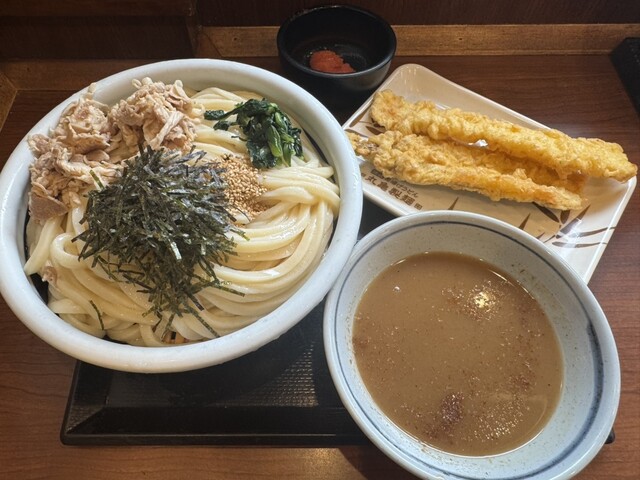 濃厚魚介豚つけ汁うどん 3玉で』by tetsuji0811 : 丸亀製麺 千歳船橋店