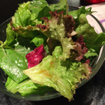 米沢牛ハンバーグランチ1500円のサラダおかわり自由