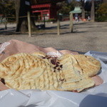 根津のたいやき - 「たい焼き」根津神社境内で　2015年2月