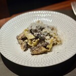 Minariva - 牛テール肉とポルチーニ茸のパスタ