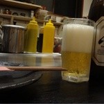 長楽亭 - 中瓶ビール
