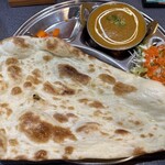 印度れすとらん Kashmir - チキンカレー甘口プレーンナン