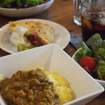キキ カフェ - カレーランチはこんな感じです。メニューは時期により変わります。