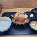 松のや - 料理写真:朝ロースカツ定食（＾∇＾）