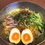 Rairai Tei - 冷麺大盛りに味玉子をトッピング！