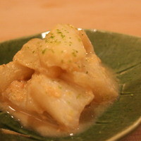 白ダツの胡麻和え