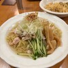 茶異菜 - 冷やし鶏ねぎそば