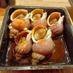 青森 帆立家 - ツブ貝焼き