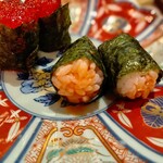 青森 帆立家 - ご飯に汁が染みていて美味しそう