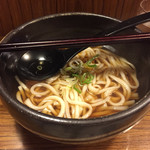 慶屋 - かけうどん350円