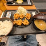 松のや  - 料理写真:本格唐揚げ5個定食