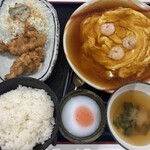 中華ダイニング 皆楽苑 - 料理写真:エビ卵定食