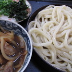 Sanuki Udon Yamaya - 肉汁つけめんうどん(豚)　700円　大盛りなので+150円