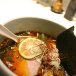 Japanese Ramen Noodle Lab Q - 2014 ＃２９２ ★Ｑ ＠限定麺／KARANIBO醤油 ￥８８０