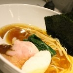 Japanese Ramen Noodle Lab Q - 2014 ＃３１３ ★Ｑ ＠夜提供予定／純鶏soba／清湯醤油 ￥７８０