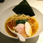 Japanese Ramen Noodle Lab Q - 2014 ＃３１３ ★Ｑ ＠夜提供予定／純鶏soba／清湯醤油 ￥７８０