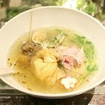 Japanese Ramen Noodle Lab Q - 2015 #113 ★Ｑ ＠中央・南アクション第４弾／蛤の塩らぁ麺 ￥1000