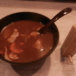 山月 - とん汁は七味を掛けて頂きました♪