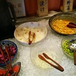京いぶき - キャベツ、レタス、水菜、ニンジン、ポテト等々食べ放題