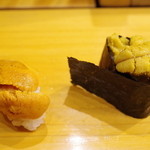 石山寿司 - キタムラサキウニ、エゾバフンウニ