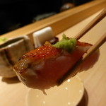 こま田 - 金目鯛に山葵を載せて