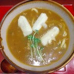 てん川 - 揚げもちカレーうどん