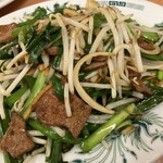 日高屋 - 料理写真:ニラレバ炒め