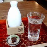 並木藪蕎麦 - 蕎麦前一揃；菊正樽酒に固練りの蕎麦味噌が解(ほど)ける @2015/05/15