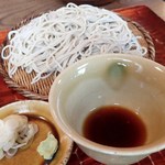 並木藪蕎麦 - ざるそば；ざる汁(辛汁)は辛い，と言うか甘く無い @2015/05/15