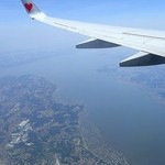 並木藪蕎麦 - 霞ヶ浦上空；羽田に向け降下中の SKY710機上 @2015/05/15