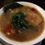 ラーメン ヤスオ - ラうどん（太麺） 130グラム　ショウガ 700円