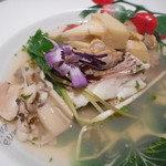 エノテカ・オルモ・デル・カウカソ - 桜鯛　筍や貝類のスープ仕立て