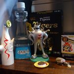 カレーノトリコ - 一番奥の席に座ると見られるオブジェ