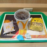 マクドナルド - ドリンク写真:タルタルデミソーセージマフィンのセット