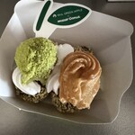 ミスタードーナツ - 料理写真:ゴールデン×チュロ ミセスの推しドパフェ 324円
