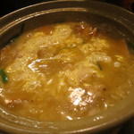 たまゆら - トロ雑炊　豚黒酢、エシャロット、浅葱