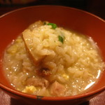 たまゆら - トロ雑炊　取り分けて