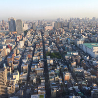 和食 國見 - こんな角度で街並みが。。。東京湾まで見えます