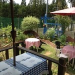 森のcafe - テラス席