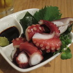 立ち呑みのさのや - 明石たこぶつ切り 350円 (2015.4.11)