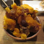 立ち呑みのさのや - かぼちゃサラダ 90円 (2015.4.11)