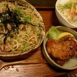 祇園 - そばメシ定食！初めて食べましたがウンマイ