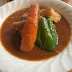 スープカレー カムイ - 料理写真:カマンベールポークカレー3辛1,800円