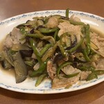 東園 - ナスピーマン炒め　700円