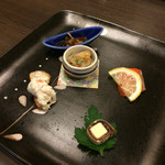 四季館 彩冬 - ランチの前菜盛り合わせ